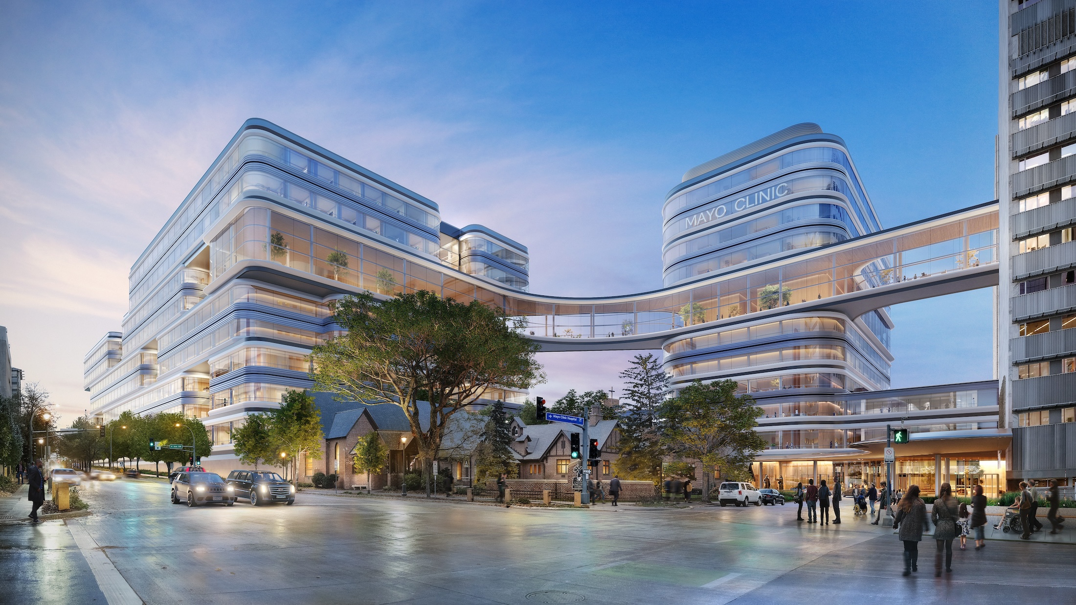 Компанія Foster + Partners та CannonDesign представили дизайн розширення кампусу клініки Майо 